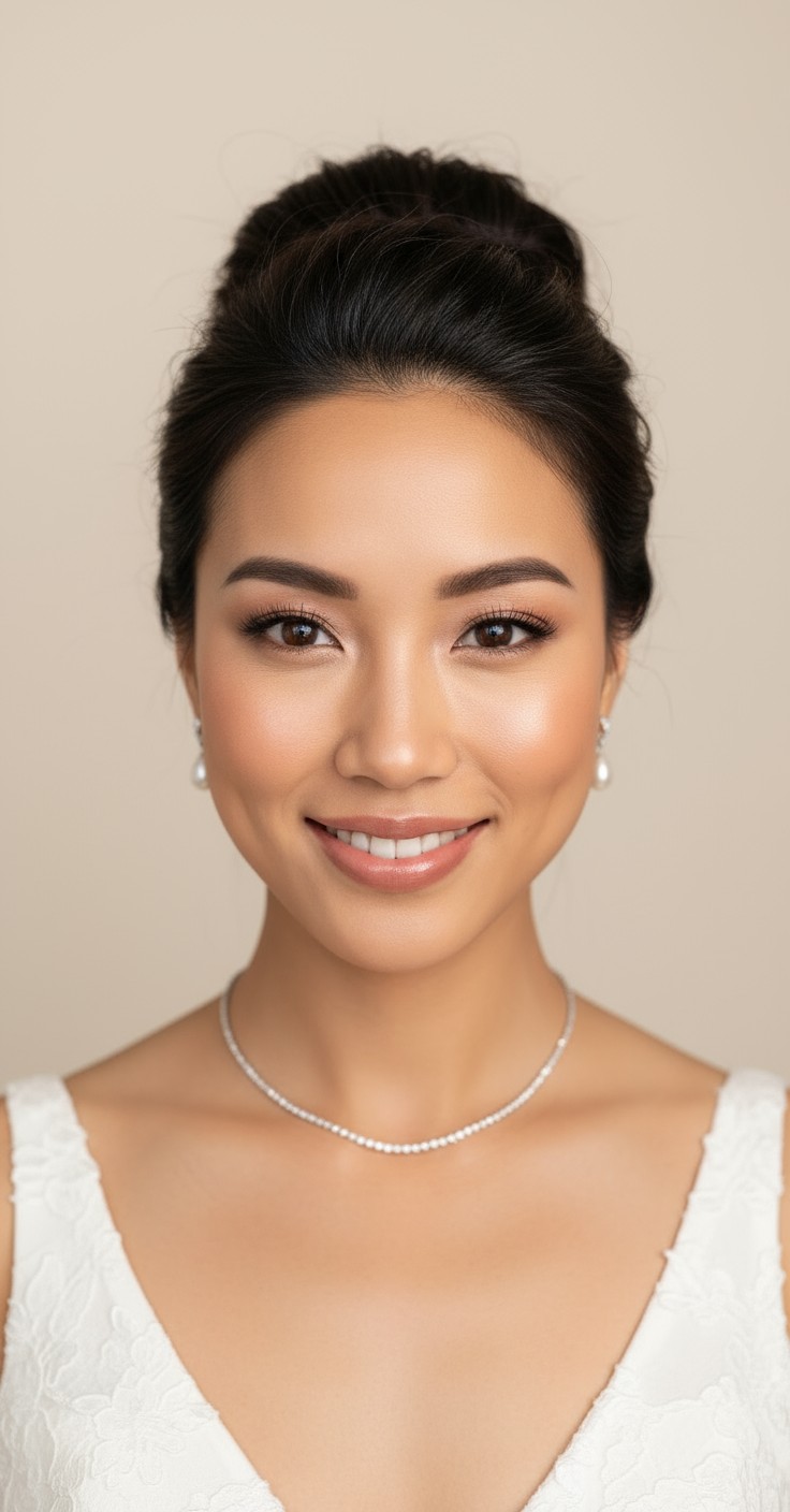 After High Updo Wedding Hairstyle